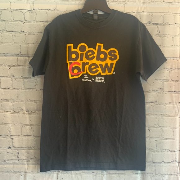 M & O Gold Other - M & O Gold Tim Hortons X Bieber Crew Tee Black - Small